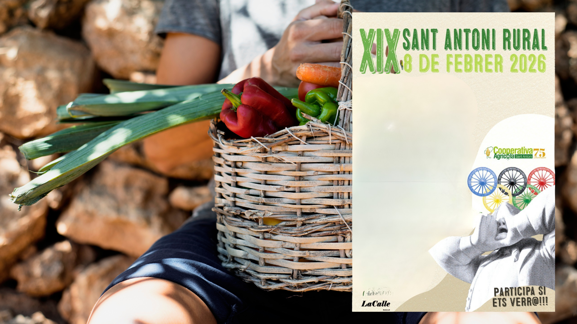 Sant Antoni Rural 2026 en la Cooperativa Agrària de Sant Antoni con gincanas rurales, mercado artesanal y gastronomía local